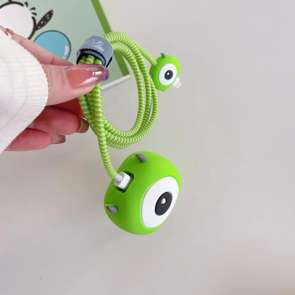 Iphone Charger Case Cover - Cyclope - 4 Piece Set